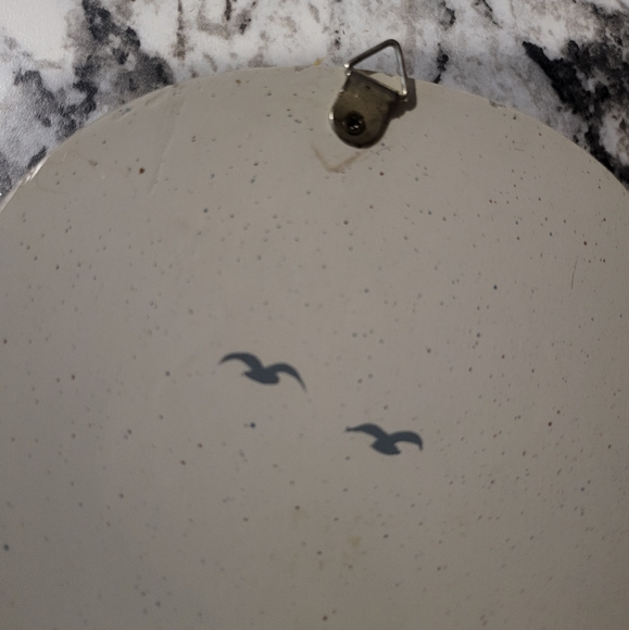 D Morgan signed and painted, textured slate art plaque - Picture 3 of 3